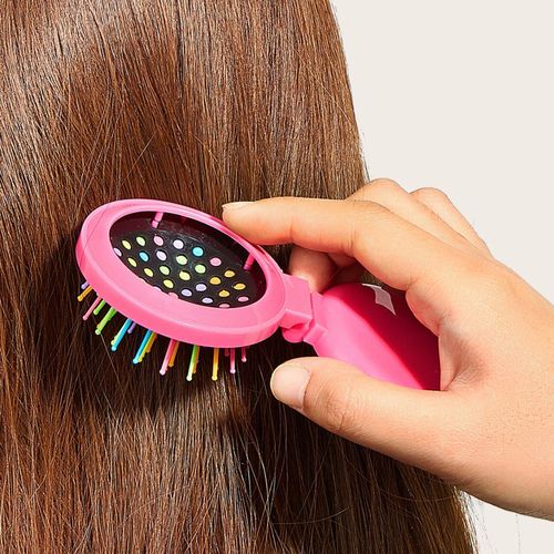 Comb Cleaning Brush, Handheld Mini Hair Brush, Curly Hair Comb