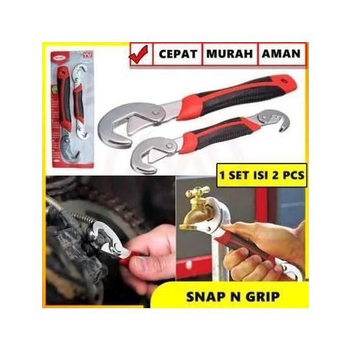 Generic Wrench,Adjustable Spanner, Universal Wrench,Quick Multi-function,New Snap'N Grip 9-32mm 2 packs - image 4