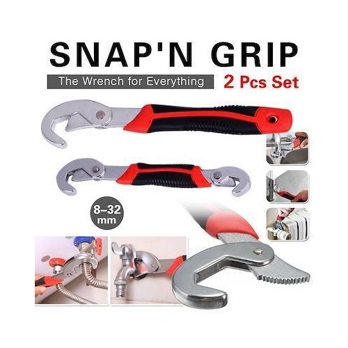 Generic Wrench,Adjustable Spanner, Universal Wrench,Quick Multi-function,New Snap'N Grip 9-32mm 2 packs - image 5
