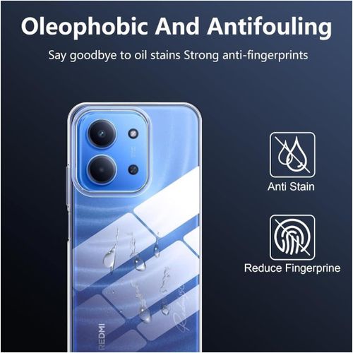 product_image_name-Generic- جراب حماية من السيليكون متوافق مع شاومي ريدمي 15C شبكة الجيل الرابع 4G، جراب حماية من السيليكون سائل، مقاوم للصدمات، شفاف -2