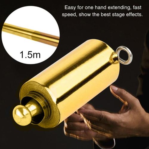 1 Pc High Quality 70/110cm Pocket Staff Portable Martial Arts Metal Staff  Self Defense Fighting Stick Magic Stick Magic props