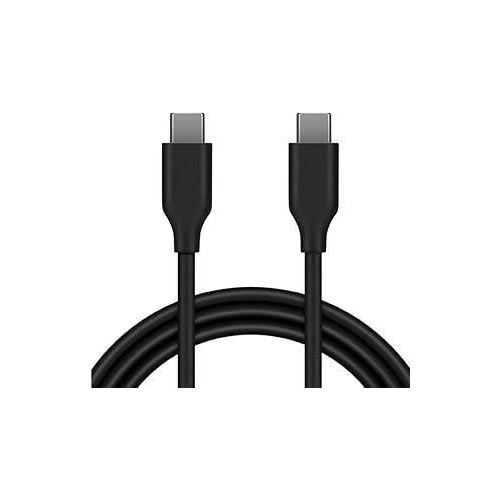 product_image_name-Generic-USB Type-C to Type-C Cable 25W - Black, Smartphone, Laptop-1