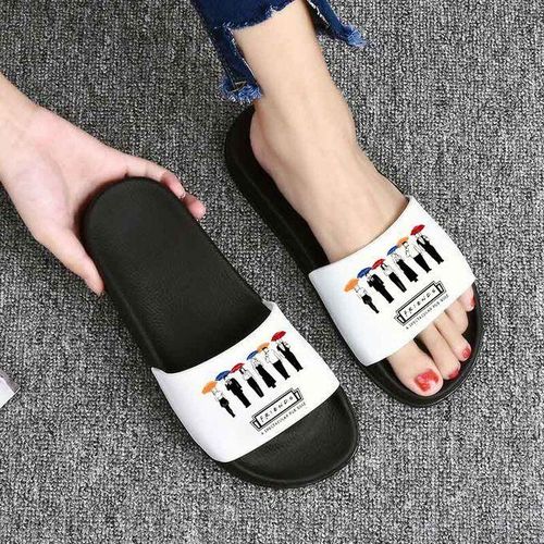 Thick sole ladies slippers top