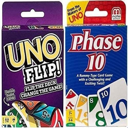 Generic UNO Phase 10 and Flip Two Pack