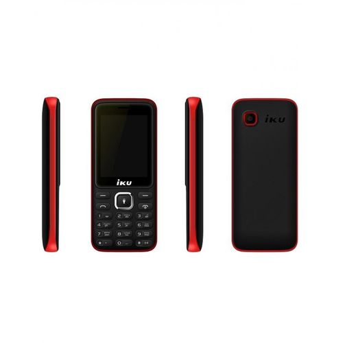 product_image_name-Iku-R240 - 2.4-inch Dual SIM Mobile Phone - Red-1