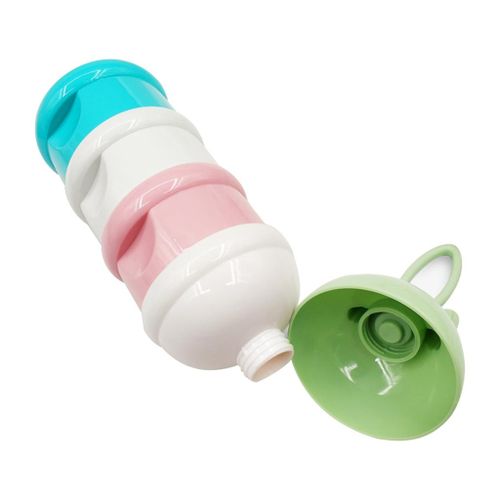 Baby Formula Dispenser On The Go, Portable Milk Powder Formula Dispenser,  Formula Containers for Travel, BPA Free,Green