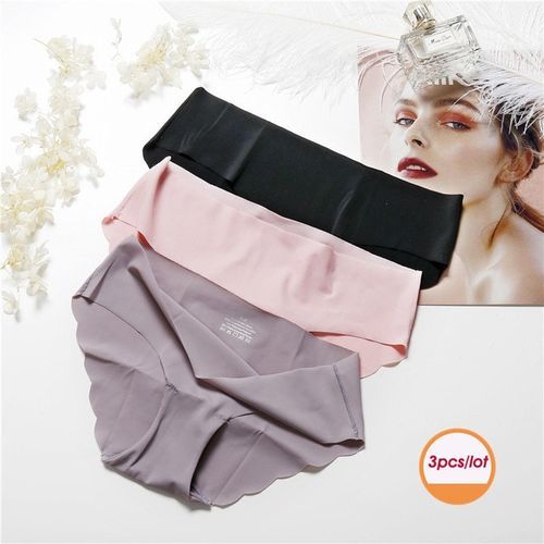 Fashion 3PCS/Set Women Seamless Panties Y Female Underpants In @ Best Price  Online