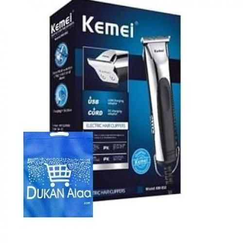 Kemei KM-850 Professional Hair Trimmer - Black + Gift Bag Dukan Alaa @ Best  Price Online | Jumia Egypt