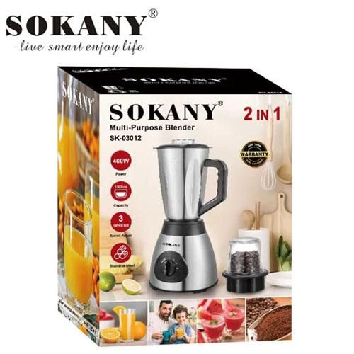 Blender 2 in 1 Stainless Multi-purpose With Mill 3 Speed