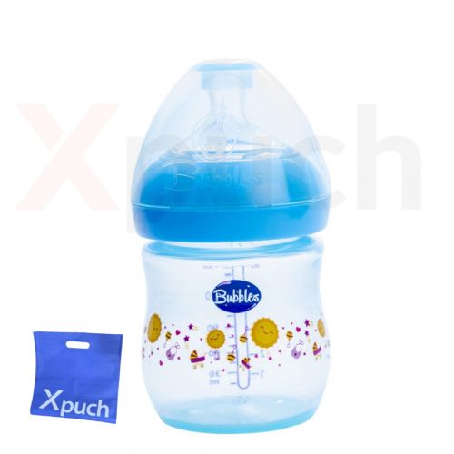 product_image_name-Bubbles-زجاجة بابلز الطبيعية للأطفال 150 مل باللون الأزرق مع حقيبة إكس باخ-1