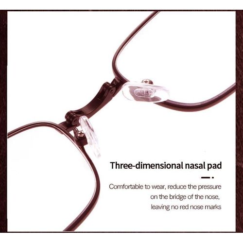 product_image_name-Generic-استمتع برؤية واضحة ومظهر أنيق مع نظارات القراءة القابلة للطي +2.00 بألوان جذابة وعدسات شفافة - عدسات زجاجية شفافة - خفيف الوزن - سهل الحمل - ألوان جذابة-5