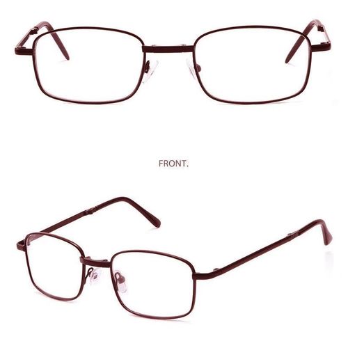 product_image_name-Generic-استمتع برؤية واضحة ومظهر أنيق مع نظارات القراءة القابلة للطي +2.00 بألوان جذابة وعدسات شفافة - عدسات زجاجية شفافة - خفيف الوزن - سهل الحمل - ألوان جذابة-7