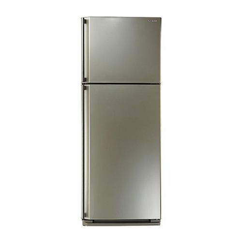 Sharp SJ-48C(CH) ثلاجة مُزود مُزودة بفريزر علوي - 16 قدم - شمبانيا