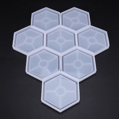 Hexagon Silicone Coaster Mold-silicone Mold for Resin Coaster