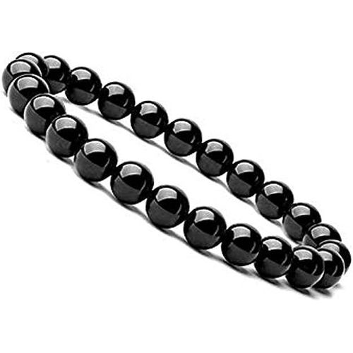 product_image_name-3Diamonds-Natural Black Onyx Stone Bracelet-1