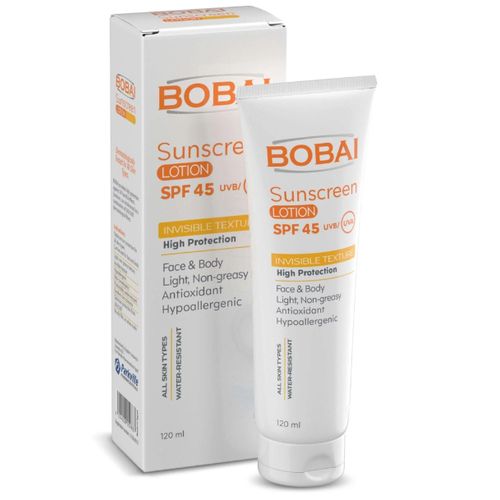 Buy Bobai - Sunscreen Lotion SPF 45 Invisible Texture - 120ml in Egypt