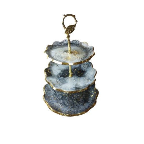 product_image_name-Handmade-رمضان - عيد- شياله كحك و بسكوت - حامل حلويات ريزين - صينية تقديم ذهبية وبيضاء - ديكور فاخر للتقديم في الحفلات والمناسبات-4