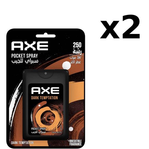 Buy Axe Ticket Perfume For Men Dark Temptation 17ML -2 Pcs in Egypt