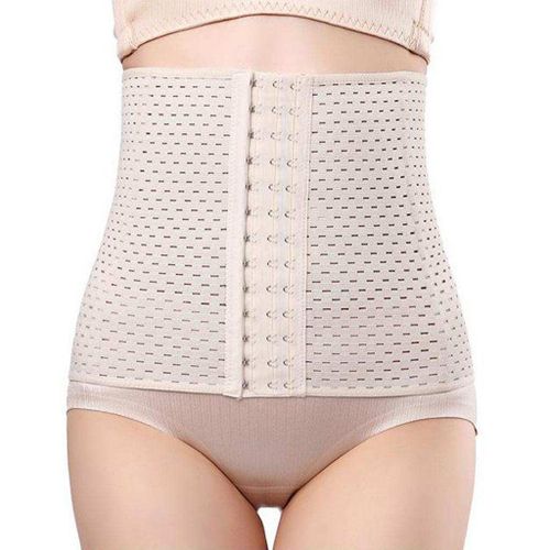 Generic WAIST TRAINER Womens Cincher Corset Training Shapewear Shaper XL  Beige @ Best Price Online