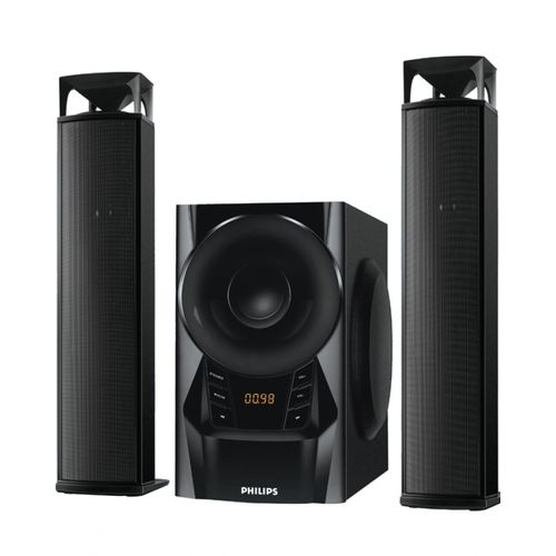 Buy Philips MMS2160B 2.1 Bluetooth Speaker 6000Wpmpo-USB-AUX-Remote Control-LED Display in Egypt