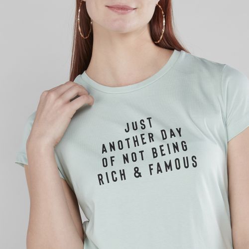 Max Printed T-shirt with Round Neck and Short Sleeves LIGHT GREEN