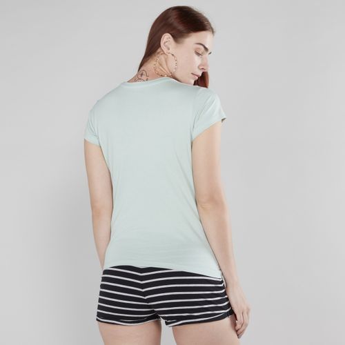 Max Printed T-shirt with Round Neck and Short Sleeves LIGHT GREEN