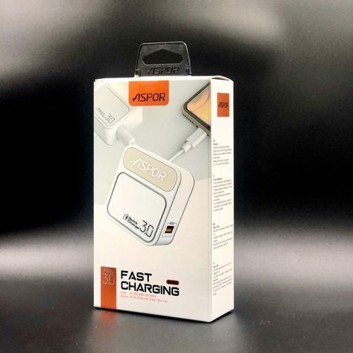 Aspor A 828 3 0 Quick Charger Micro Usb White Best Price Online Jumia Egypt