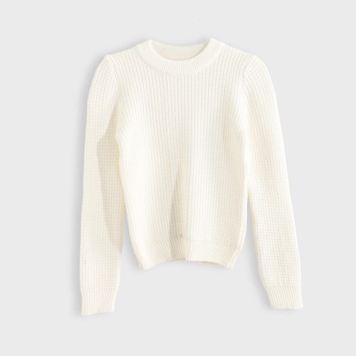 product_image_name-Red Circle-بلوفر أولاد محبوك برقبة دائرية لون أبيض مائل-1