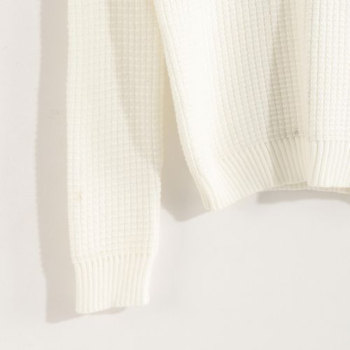 product_image_name-Red Circle-بلوفر أولاد محبوك برقبة دائرية لون أبيض مائل-4