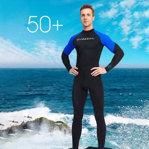 Buy Men Diving Wetsuit For Water Sports Back Zip Full Body Warm Wet Suit in Egypt