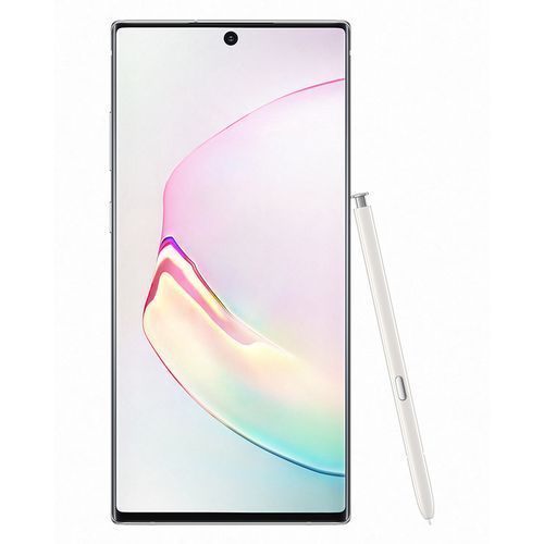 Samsung Galaxy Note10+ - 6.8 بوصة 256 جيجا بايت/12 جيجا بايت ثنائي الشريحة 4G موبايل - أبيض
