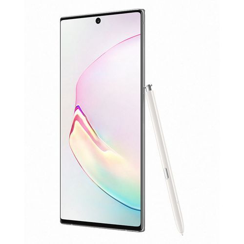 Samsung Galaxy Note10+ - 6.8 بوصة 256 جيجا بايت/12 جيجا بايت ثنائي الشريحة 4G موبايل - أبيض