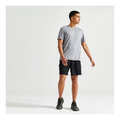 Decathlon Men s Breathable Crew Neck Essential Fitness T Shirt