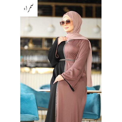 Generic Stylish Long Sleeves Abaya Black Lavender Best Price Online Jumia Egypt