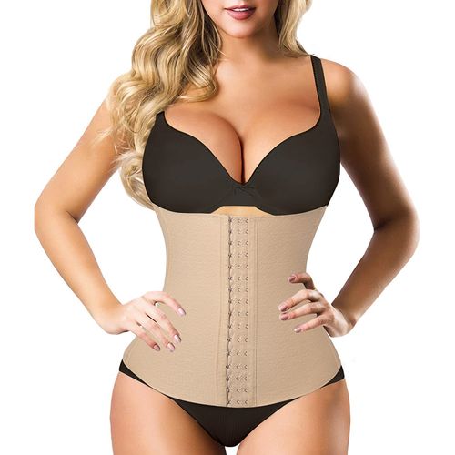 Double Belt Waist Cincher Trainer Slimming Faja Body Shaper Latex Corset  Adjustable Shapewear Flat Belly Postpartum Wrap