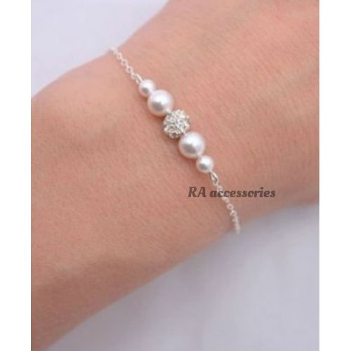 Pearl Charm Bracelets Women  Hand Accessories Women Fashion