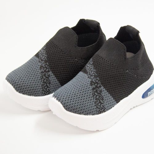 product_image_name-Generic-حذاء أطفال زيتي اسود سهل الأرتداء-3