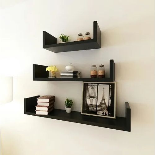 اشتري Wooden Modern Library Shelves Set - 3 Pcs في مصر