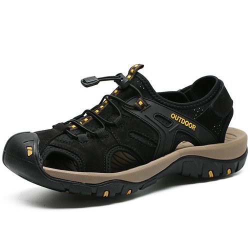 Buy Big Size Outdoor Hiking Climbing Sandals-Black in Egypt