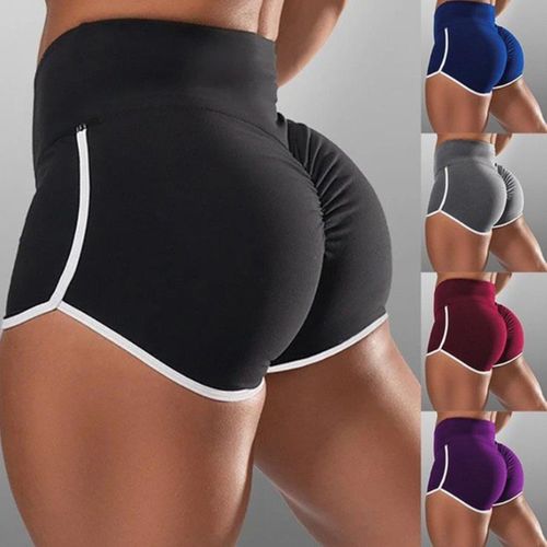 High Waist Seamless Shorts Women Hip Push Up Shorts Leggings Short