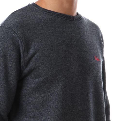 product_image_name-Kubo-كنزة كوبا الأساسية بفتحة دائرية - رمادي فاتح-4