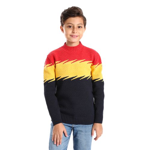 Buy Caesar Wool Boys Pullover With Multi Design in Egypt