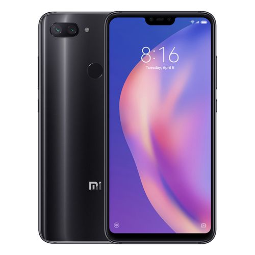 XIAOMI Mi 8 Lite موبايل 6.26 بوصة - 128 جيجا - 4G - أسود