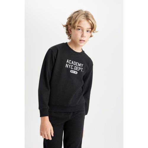 Defacto Boy Regular Fit Knitted Set - Black - image 3