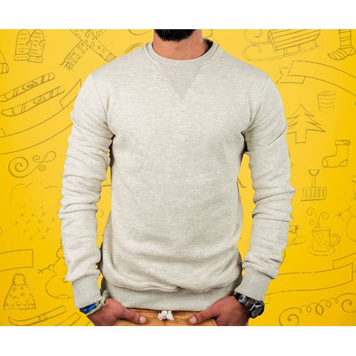 Buy Sweatshirt - Offwhite - Plain - Cotton in Egypt