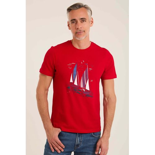 product_image_name-Dalydress-تي شيرت رجالي قطني برقبة دائرية باللون الأحمر-1