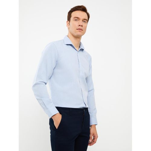 product_image_name-LC Waikiki-قميص رجالي بقياس ضيق وأكمام طويلة من نوع Dobby-1