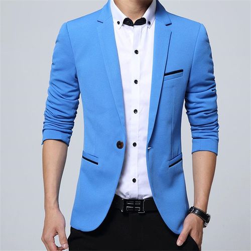 Mens blazer clearance sky blue