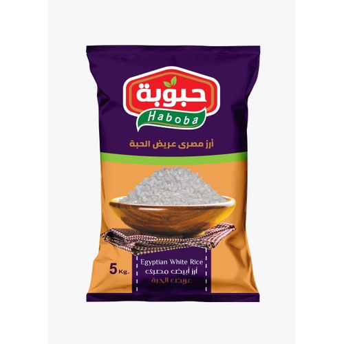 اشتري Haboba Egyptian White Rice -  5kg في مصر