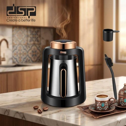Dsp  ماكينة تحضير القهوة التركية الكهربائية DSP العالمية موديل KA 3178
